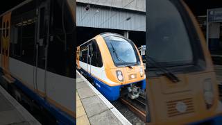 Class 710 Bombardier Aventra EMU No 710256 TFL London Overground train Euston 111124 shorts [upl. by Spector]