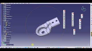 CATIA V5  Assignment No 1  Surface part Generative shape design [upl. by Nyletac]