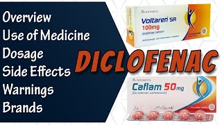 Diclofenac Sodium  Voltaren Diclozaf Caflam  Uses  Dosage and Side Effects [upl. by Emanuele]