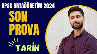 KPSS Ortaöğretim 2024  SON PROVA  Tarih  Ali Gürbüz kpss kpssortaöğretim [upl. by Quentin963]