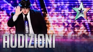 Il moonwalk di Diego  Italias Got Talent 2015 [upl. by Aicirt35]