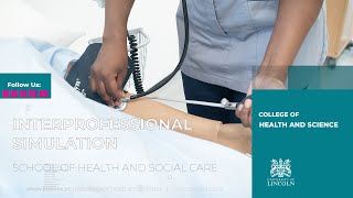 Interprofessional Simulation School of Health and Social Care [upl. by Rialb]