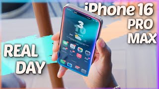 iPhone 16 Pro Max  Real Day in the Life Review [upl. by Rebm]