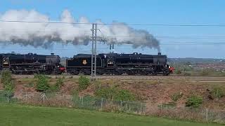 44871 and 45407 up the Lickey Banks [upl. by Ahsiek]