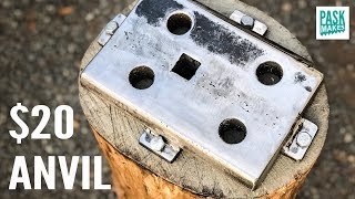 Homemade Anvil with a Hardy Hole  plus Hardy Tools [upl. by Dayle]