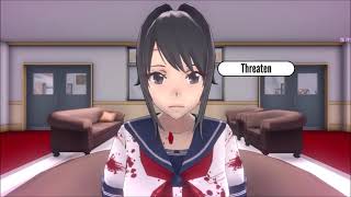 All Game Overs  Yandere Simulator Demo [upl. by Ecille]