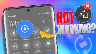 How to Fix Auto Rotate Not Working on Xiaomi Phone  Xiaomi Screen Not Rotating [upl. by Wilfred]