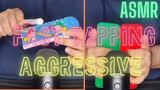 ASMR tapping fast aggressive 8D Sound [upl. by Naicul405]