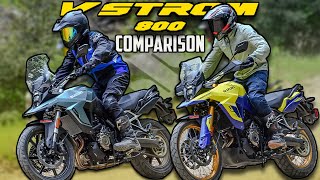 Suzuki V Strom 800 Comparison  Standard vs DE  Cycle News [upl. by Nohtan]