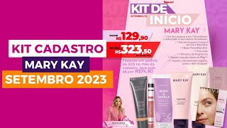 KIT CADASTRO MARY KAY SETEMBRO 2023 meu insta caroldrumondmk [upl. by Hamehseer592]