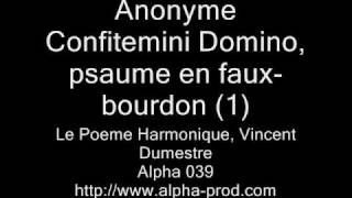 Anonyme  Confitemini Domino 1 [upl. by Nations]