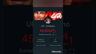 Ronaldo SUBSCRIBERS ♥️😈  shorts ytshorts viral trending ronaldo ronaldoyoutubechannel short [upl. by Studnia911]