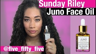 Sunday Riley Juno Hydroactive Cellular Face Oil Review [upl. by Ernesta]