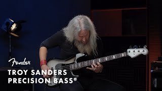 Exploring The Troy Sanders Precision Bass  Fender Artist Signature  Fender [upl. by Loziram]