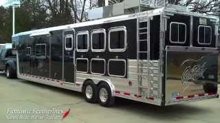 Fantastic Featherlites Custom Good Ride Horse Trailer with LQ [upl. by Berey23]