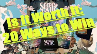 Is It Worth It Secret Lair Commander Deck 20 Ways to Win [upl. by Ahsyekal414]