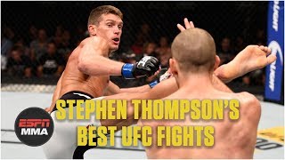 Stephen Wonderboy Thompson’s best UFC fights  Highlights  ESPN MMA [upl. by Enytsirhc664]