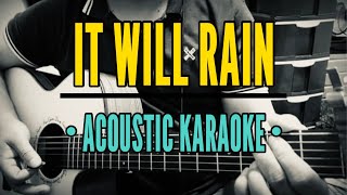 It Will Rain  Bruno MarsFrancis Greg Acoustic Karaoke [upl. by Acinet]