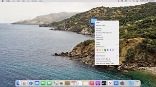 How to Create New Folder on a Mac Tutorial [upl. by Bonnee]