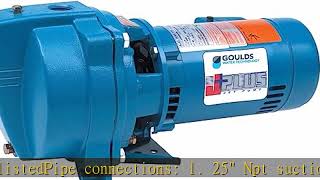 Goulds Pump J5S Shallow Well Jet Pump 115230 volt 12 hp [upl. by Ciredor]