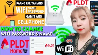 HOW TO CHANGE WIFI PASSWORD ampNAMEPLDTWIFI HOME FIBER USE ANDROID PHONE [upl. by Analiese]