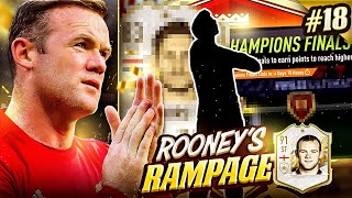 WAYNE ROONEY FIFA22 ROAD TO GLORY ROONEYS RAMPAGE 1 [upl. by Siloam386]