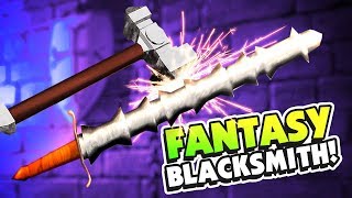 I CREATED THE ULTIMATE UGLY SWORD  Fantasy Blacksmith [upl. by Nnyloj714]