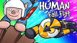 Human Fall Flat Funny Moments  Delivering Presents With a Busted Train [upl. by Priscella]