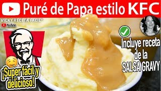 Cómo hacer PURE DE PAPA Estilo KFC Vicky Receta Facil [upl. by Melas352]