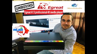 UNBOXING Egreat A13 Professional 4K Media Player 2019  Reproductor multimedia AndroidImundoAudio [upl. by Anuaik]