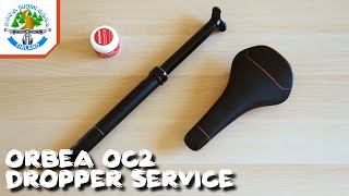 Orbea OC2 dropper seatpost maintenance  20212020 Orbea Occam service [upl. by Ulund]