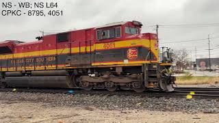 Muncie Railfanning 281 [upl. by Ayal]