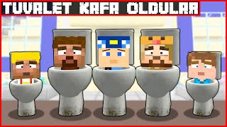 ŞEHİRDEKİ HERKES TUVALET KAFA OLDU 😂  Minecraft ZENGİN FAKİR HAYATI [upl. by Sonafets204]