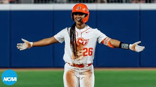 Oklahoma State vs Utah 2023 Womens College World Series highlights [upl. by Helsell987]