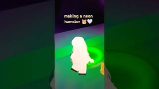 Making a neon hamster on ADOPT ME adoptme adoptmeneons [upl. by Cia]