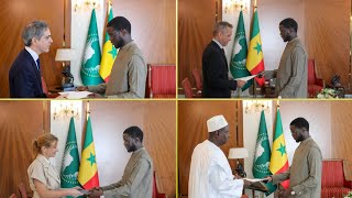 PRÉSENTATION DES LETTRES DE CRÉANCE  4 NOUVEAUX AMBASSADEURS ACCRÉDITÉS AU SÉNÉGAL [upl. by Aniret]