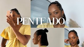 PENTEADO PARA CABELO CRESPO CURTO ALISADO [upl. by Elinore]