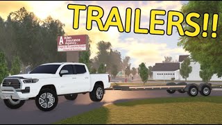 TRAILERS IN GREENVILLE  Greenville Roblox Update Video [upl. by Noloc]