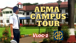 AEMA Campus Tour  Best Merchant Navy College  ANGLO EASTERN MARITIME ACADEMY NAVAL NIKHILVlog2 [upl. by Ahseket828]