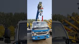 5ton truck crane 5meter 5section boom computer customized vehicle crane [upl. by Tija]