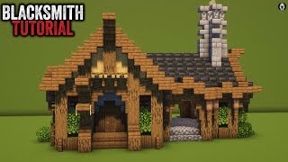 Minecraft Medieval Blacksmith Tutorial [upl. by Manning]