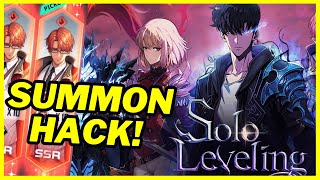 SUMMONING HACK EASY SSR  Solo Leveling Arise [upl. by Nnaeilsel699]