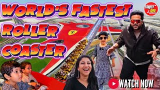 Worlds Fastest Roller Coaster  SanjievampAlya  Exclusive Video [upl. by Eilis503]