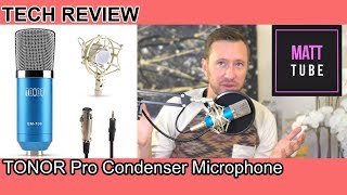 TONOR Pro Condenser Microphone with 48V Phantom Power Supply  Full Review and Audio Sample [upl. by Nagem]