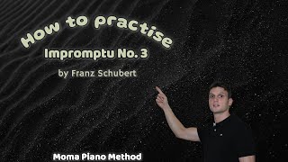 How to play Schubert  Impromptu Op 90 No 3 by Moma Piano Method [upl. by Alleiram]