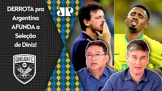 quotÉ HUMILHANTE NÃO DÁ PRA CHAMAR ISSO AÍ DE SELEÇÃOquot DERROTA pra Argentina AFUNDA o Brasil de Diniz [upl. by Eilrebma]