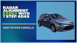 ADAS Precision in Radar Alignment on a 2020 Toyota Corolla 🚗🔧 [upl. by Holloway]