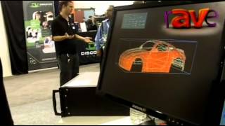 InfoComm 2012 coolux Introduces Its 3D Warper [upl. by Esiuolyram]