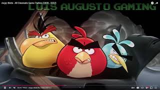 Birds getting angry but the audios from the Angry Birds and the Mighty Eagle cinematic trailer [upl. by Barbur]