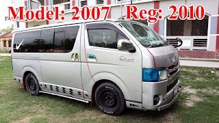 Hiace New Sape 2007 Model 2010 Reg for Sell  01727038515 [upl. by Marpet]